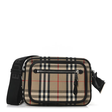 Vintage Check Calfskin Small Camera Bag