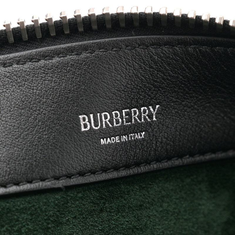 Grainy Calfskin Medium Knight Bag Black