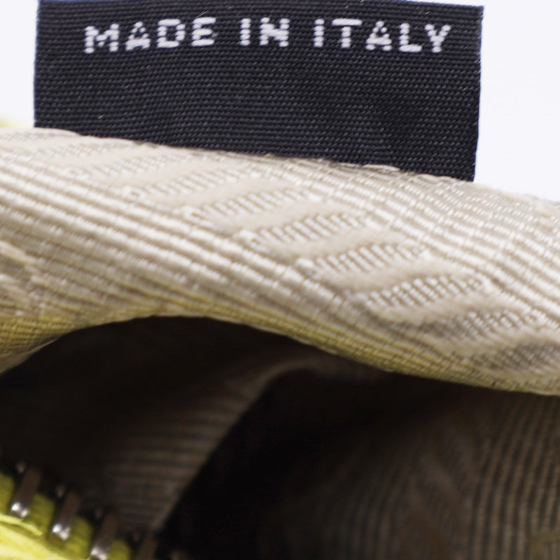 Triangle Logo Zip Crossbody Bag Crochet