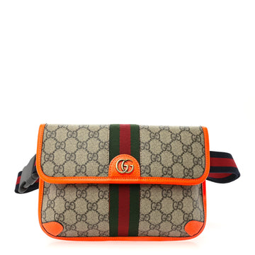 Gucci Gg Supreme Web Small Ophidia Belt
