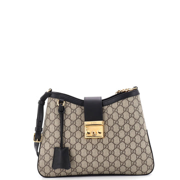 Padlock Chain Shoulder Bag Gg Coated