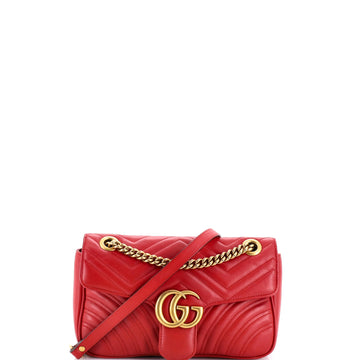 Gg Marmont Flap Bag Matelasse Leather
