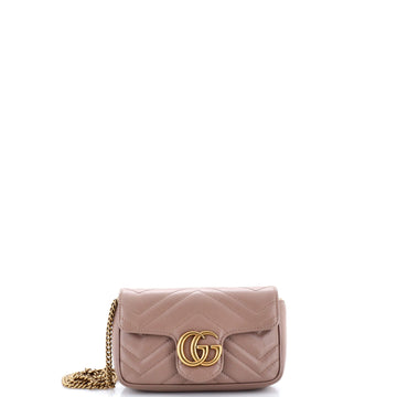 Gg Marmont Flap Bag Matelasse Leather