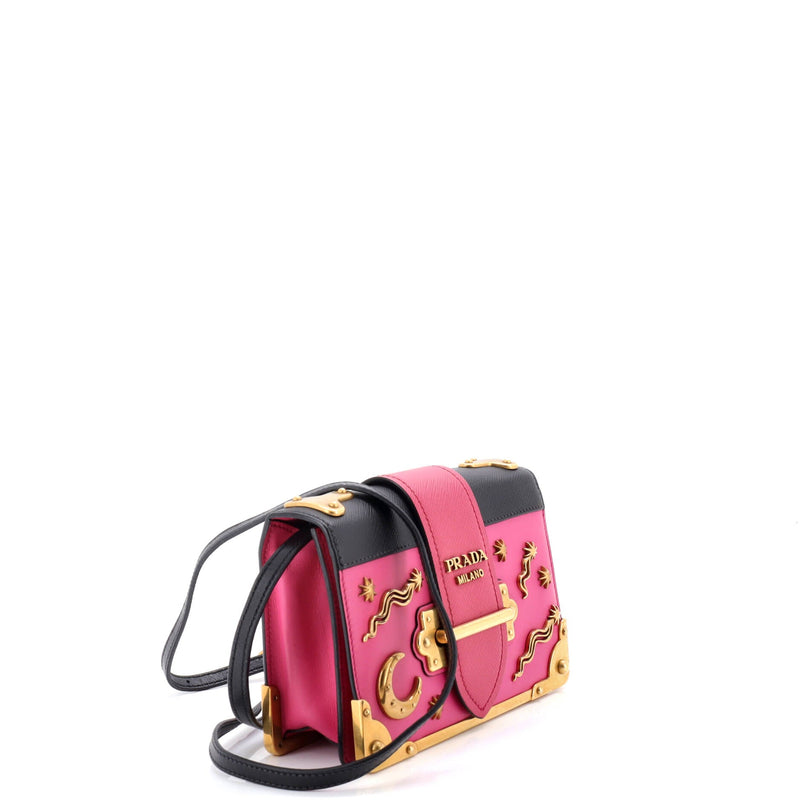 Cahier Crossbody Bag Embellished Leather