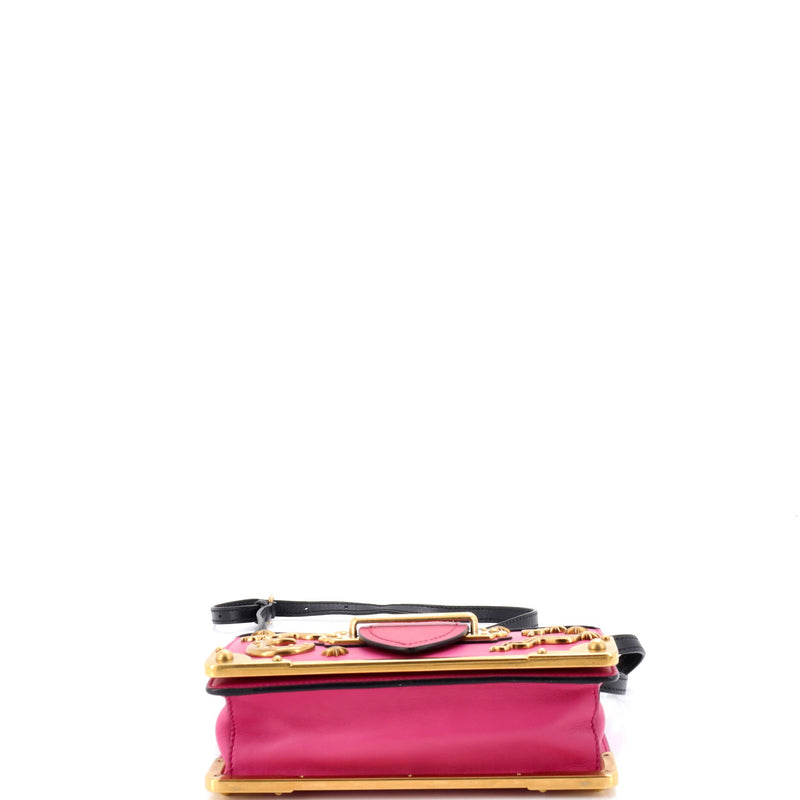 Cahier Crossbody Bag Embellished Leather