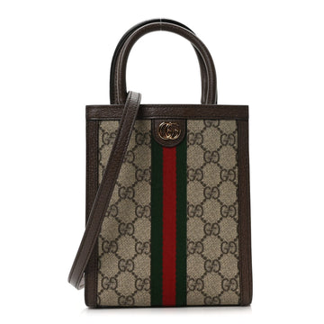 Gg Supreme Textured Dollar Calfskin Web