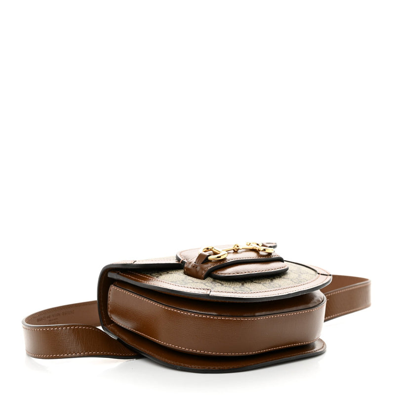 Gg Supreme Horsebit Belt Bag Beige Brown