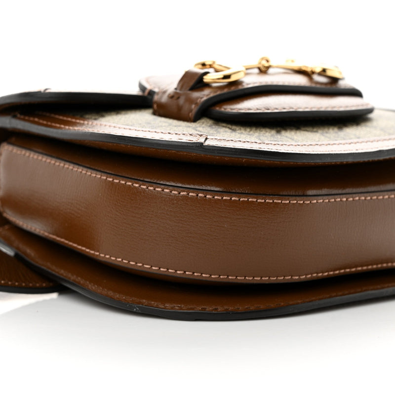 Gg Supreme Horsebit Belt Bag Beige Brown