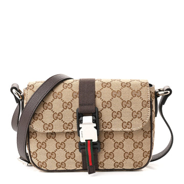 Gg Supreme Web Mini Messenger Bag Brown