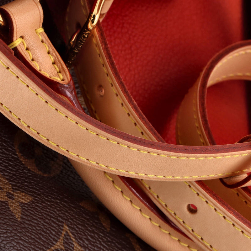 V Tote Canvas And Leather Bb