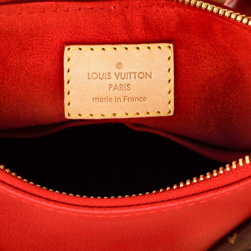 V Tote Canvas And Leather Bb