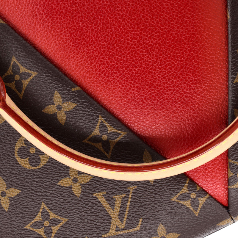 V Tote Canvas And Leather Bb