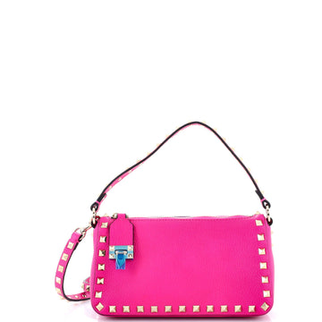Rockstud Flip Lock Zipped Handle