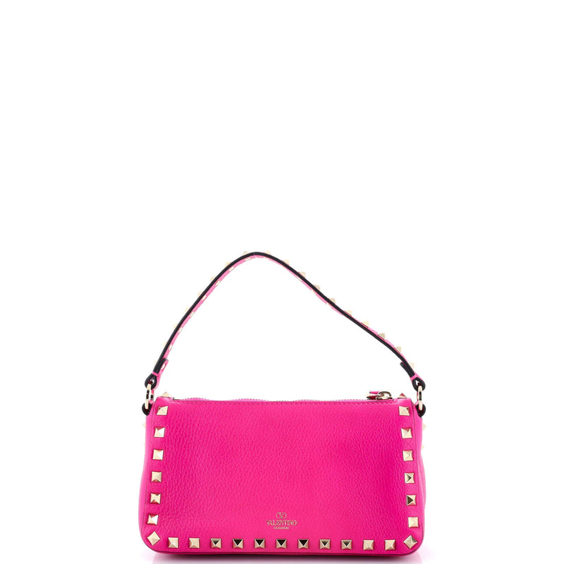 Rockstud Flip Lock Zipped Handle