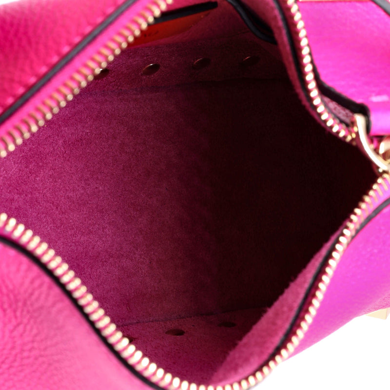 Rockstud Flip Lock Zipped Handle