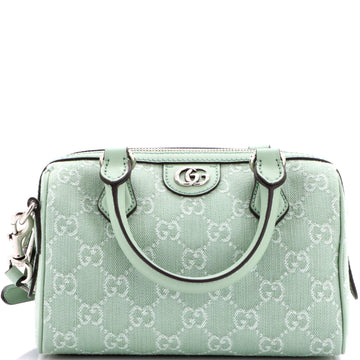 Ophidia Convertible Boston Bag Gg Denim