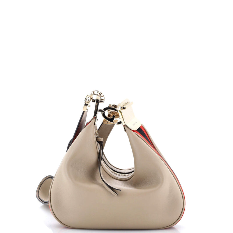 Attache Shoulder Bag Leather Small