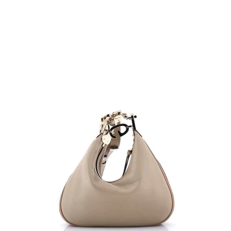 Attache Shoulder Bag Leather Small