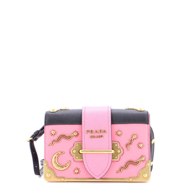 Cahier Crossbody Bag Embellished Leather
