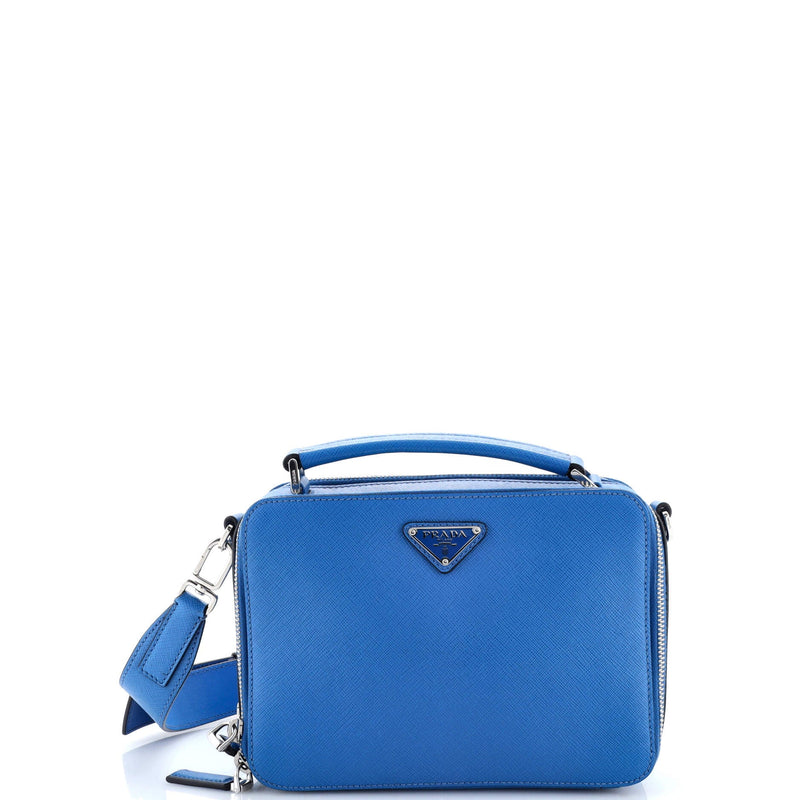 Brique Crossbody Bag Saffiano Leather
