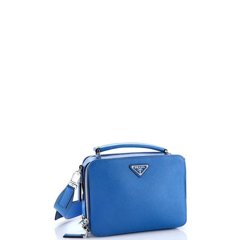 Brique Crossbody Bag Saffiano Leather