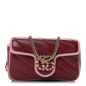 Azalea Calfskin Enamel Matelasse