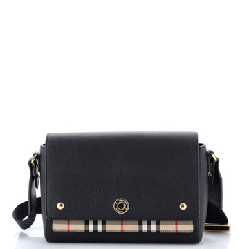 Note Crossbody Bag Leather With Vintage