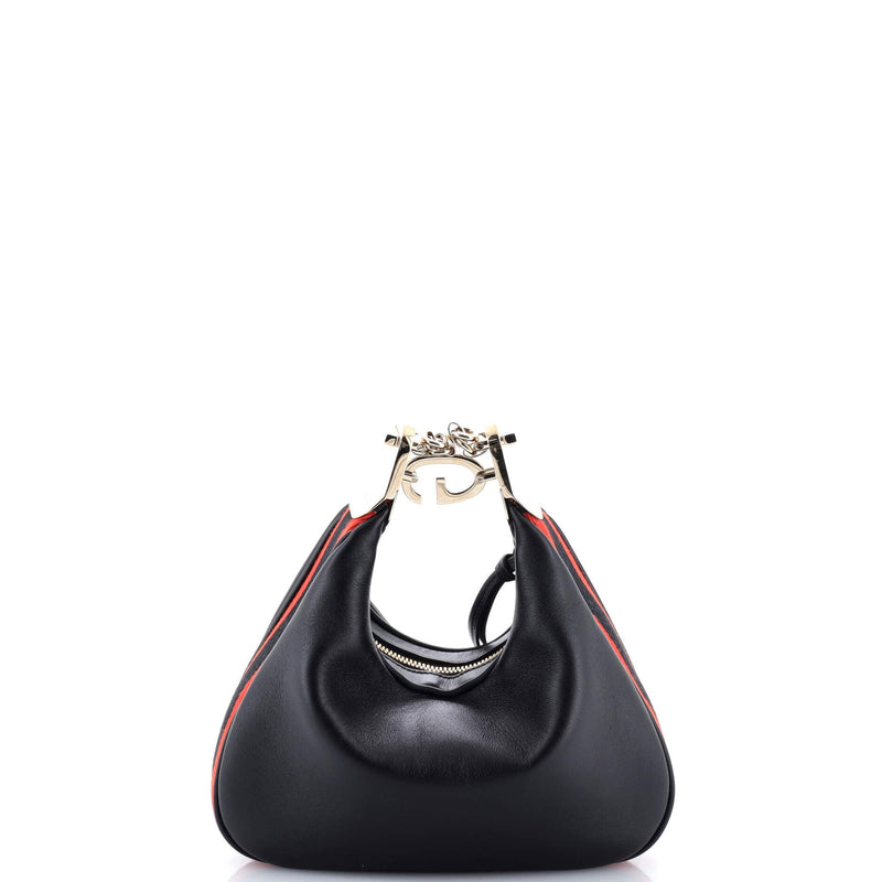 Attache Shoulder Bag Leather Small