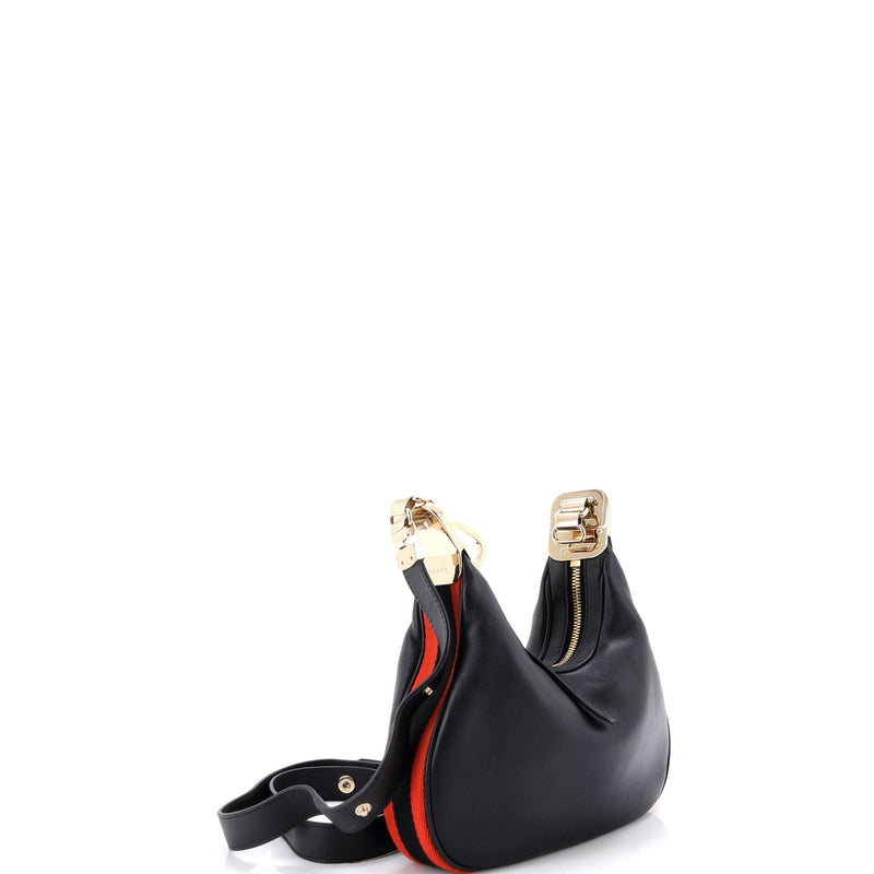 Attache Shoulder Bag Leather Small