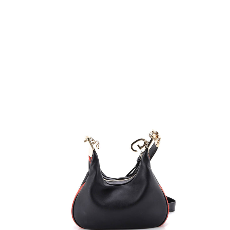 Attache Shoulder Bag Leather Small