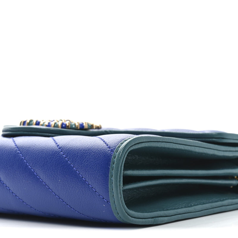 Azalea Calfskin Enamel Matelasse