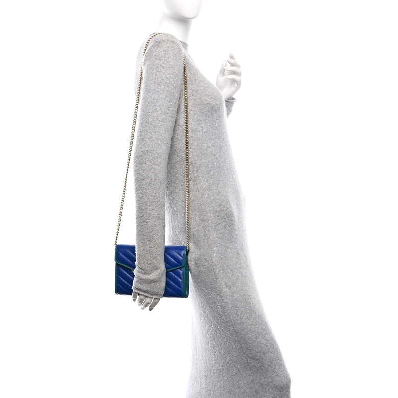 Azalea Calfskin Enamel Matelasse