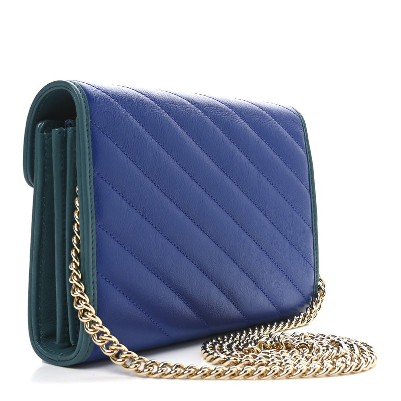 Azalea Calfskin Enamel Matelasse