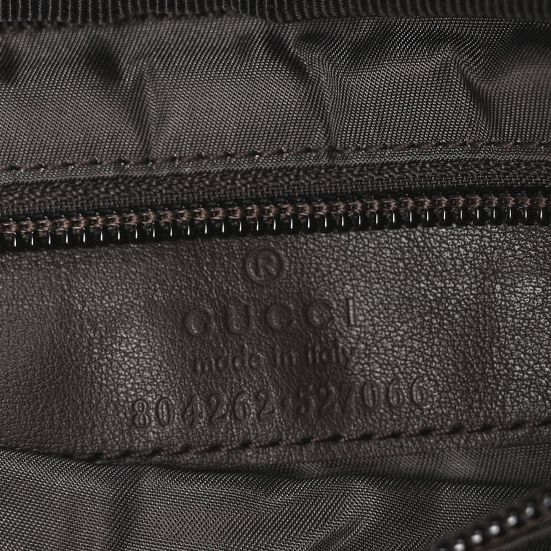 Large Belt Bag Beige Dark Brown