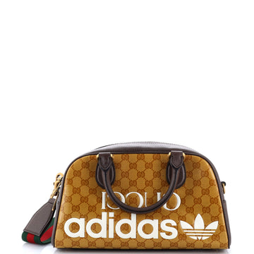 X Adidas Duffle Bag Gg Coated Canvas