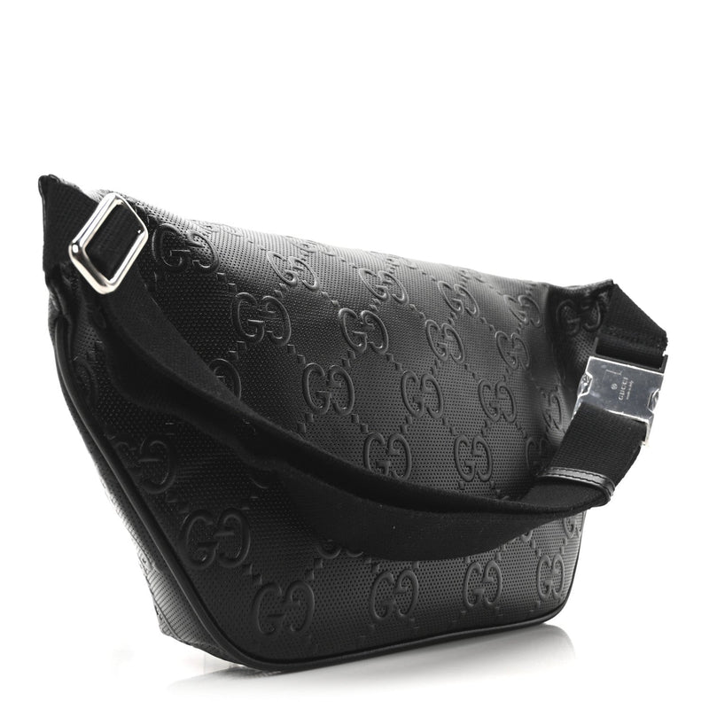 Calfskin Gg Tennis Embossed Pocket Belt