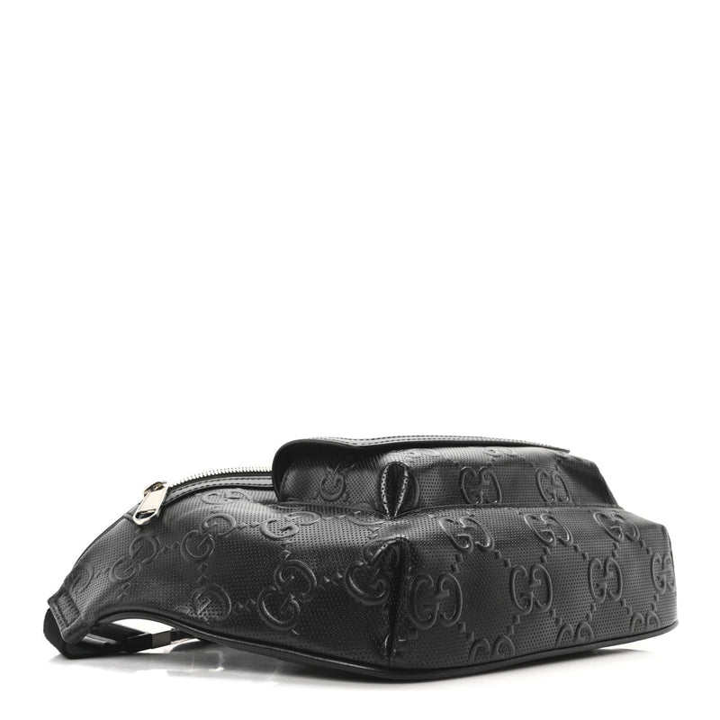 Calfskin Gg Tennis Embossed Pocket Belt