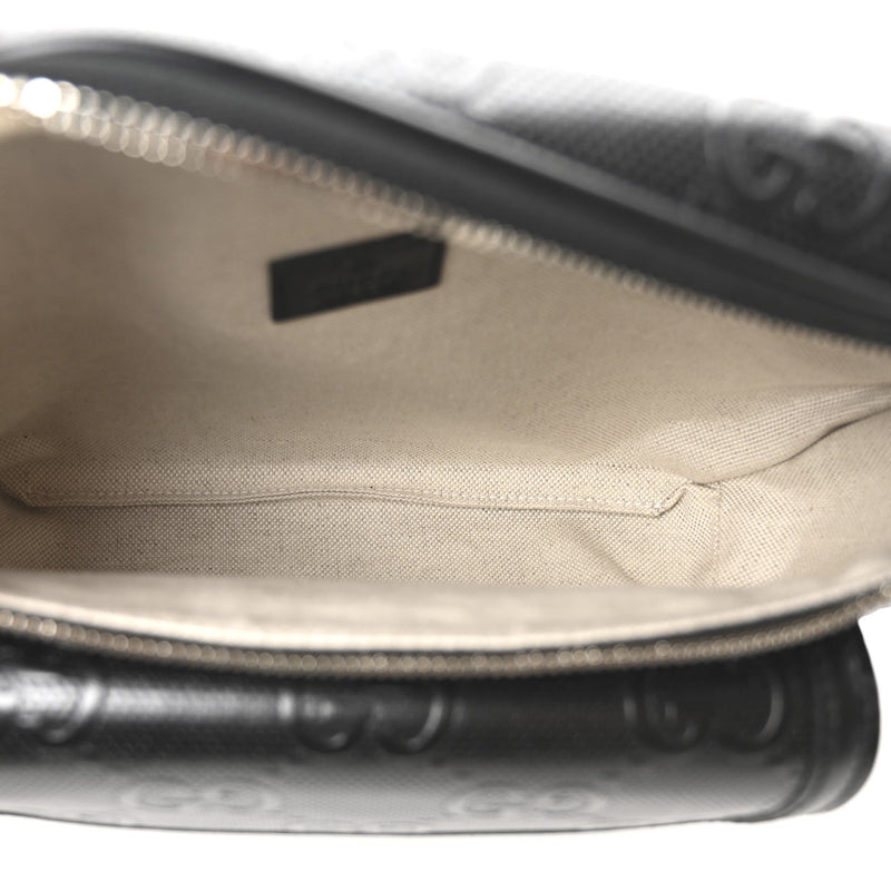 Calfskin Gg Tennis Embossed Pocket Belt