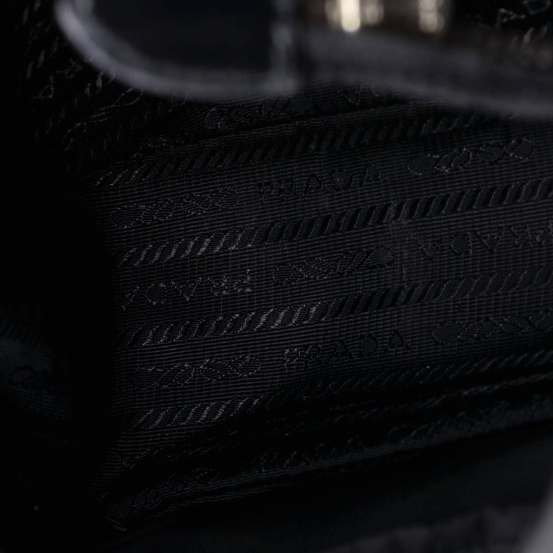 Padded Flap Shoulder Bag Quilted Tessuto