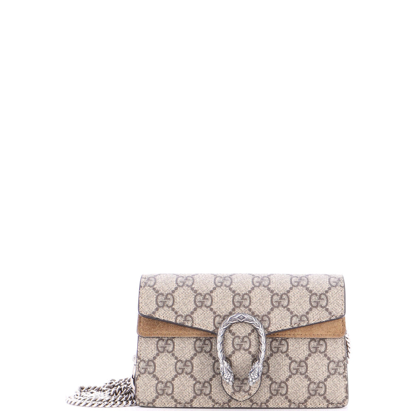 Dionysus Bag Gg Coated Canvas Super Mini