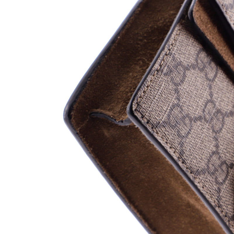 Dionysus Bag Gg Coated Canvas Super Mini