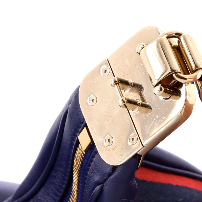 Attache Shoulder Bag Leather Small