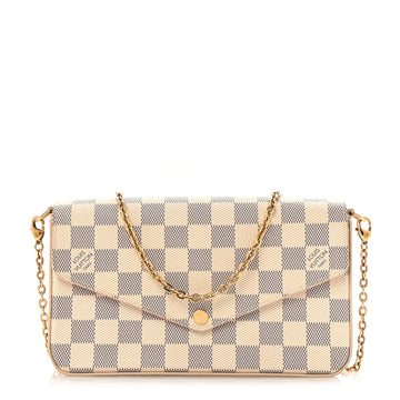 Damier Azur Pochette Felicie Chain