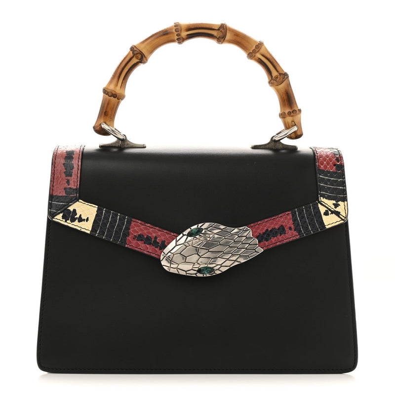 Calfskin Snakeskin Small Lilith Top