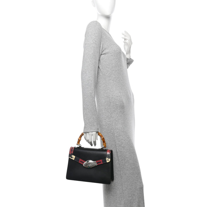 Calfskin Snakeskin Small Lilith Top