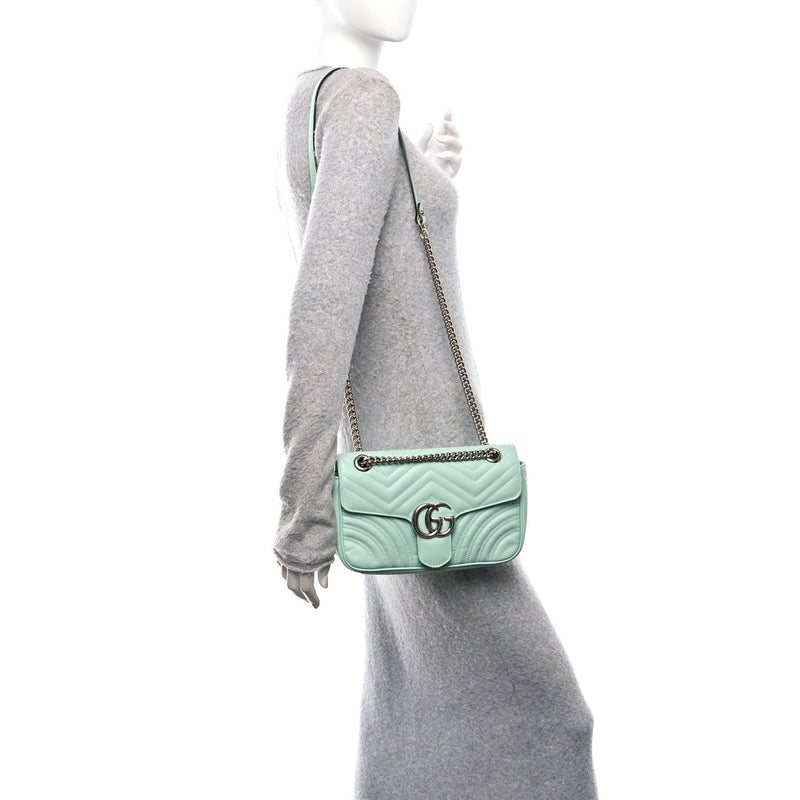 Calfskin Matelasse Small Gg Marmont