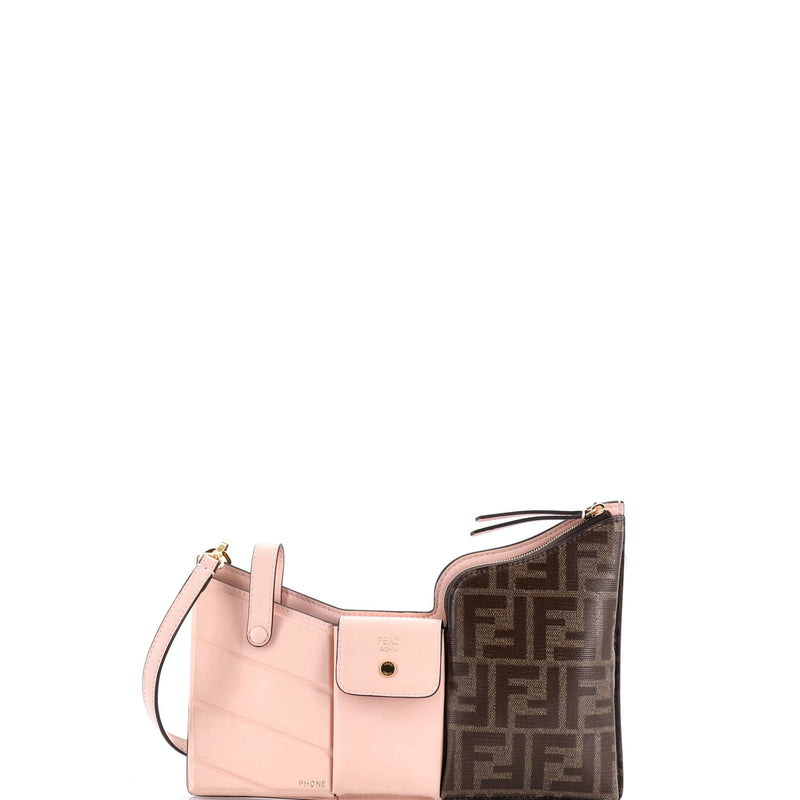 Bustine 3 Pockets Crossbody Bag Leather