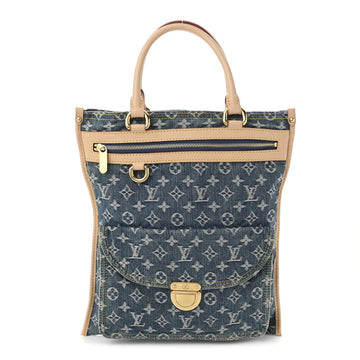 Louis Vuitton Denim Sac Plat Blue