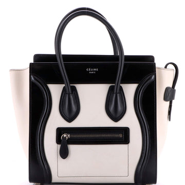 Celine Bicolor Luggage Bag Lizard And