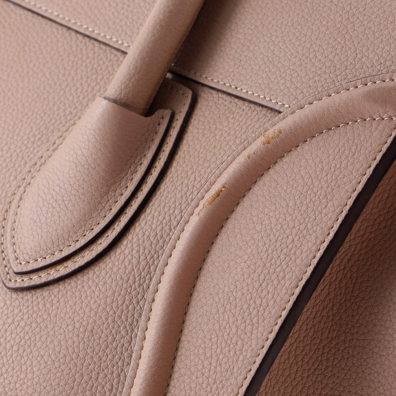 Luggage Bag Grainy Leather Mini